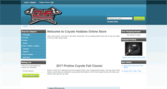 Desktop Screenshot of coyotehobbiesraceway.com
